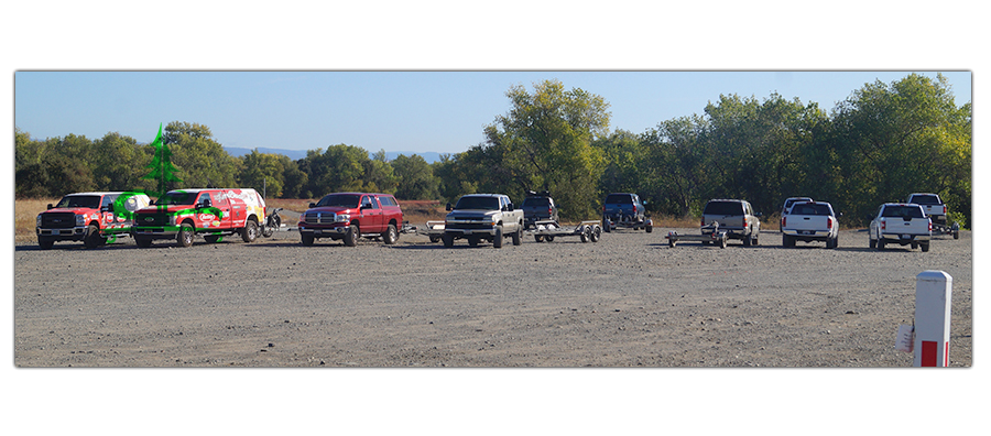 highly trafficked boat launch