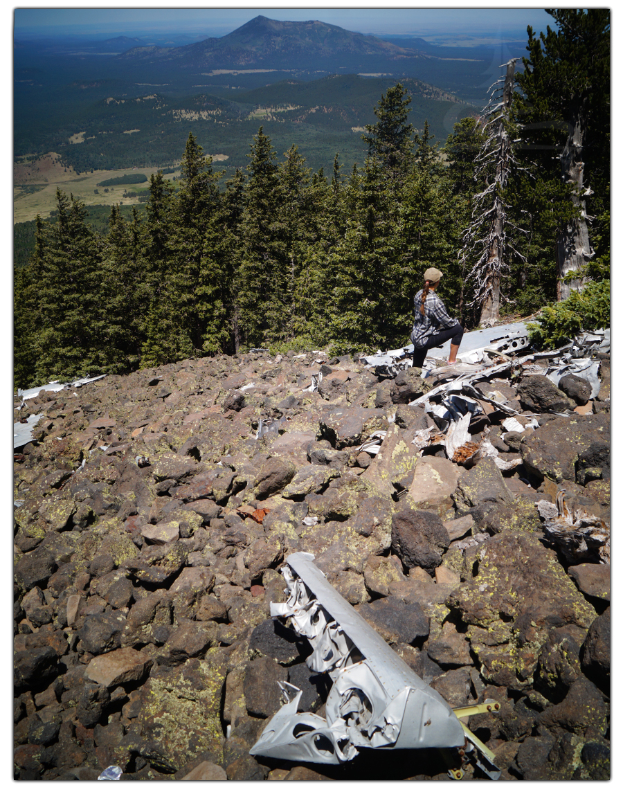 Plane Crash On Humphreys Peak Trail | B-24 Bomber - The Lost Longboarder