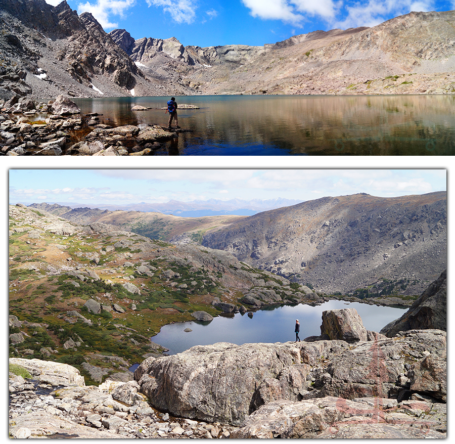 view of both upper and lower tuhare lakes