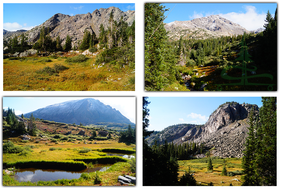 incredible mountain scenery while backpacking fall creek trail