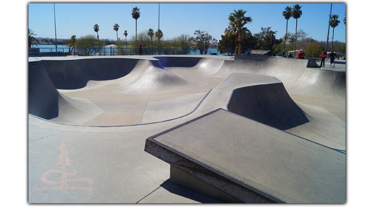 Lake Havasu Skatepark | Tinnell Memorial Skatepark - The Lost Longboarder