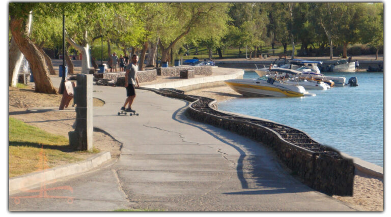 Lake Havasu Skatepark | Tinnell Memorial Skatepark - The Lost Longboarder