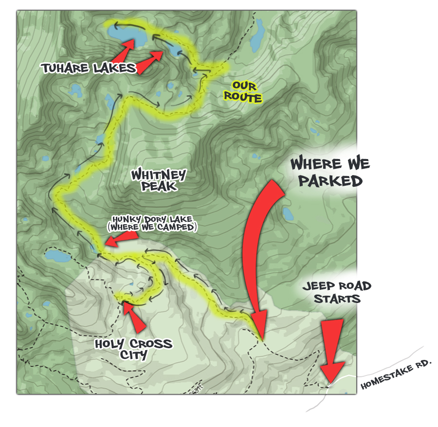 Fall Creek Trail Map