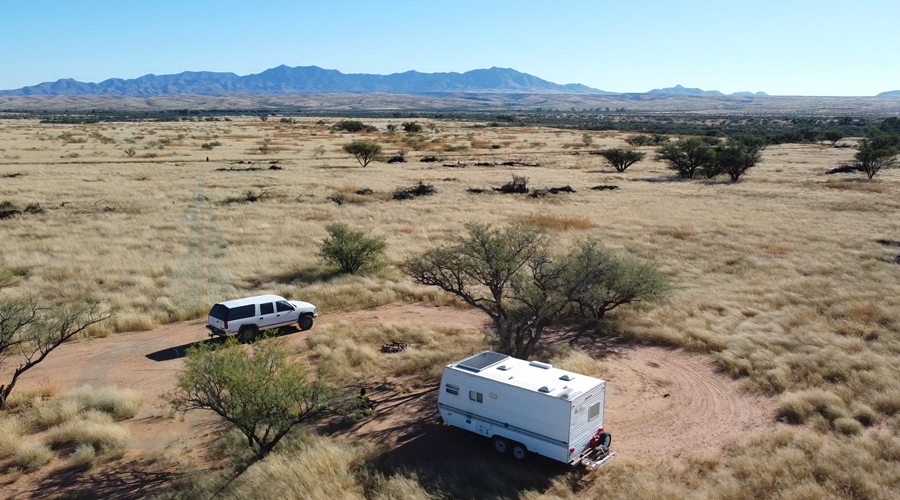 dispersed camping at las cienegas national conservation area