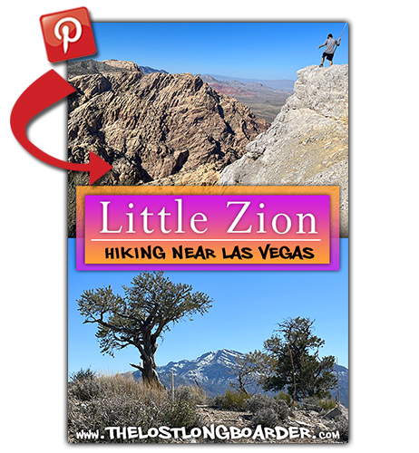 save this hiking to little zion article to pinterest