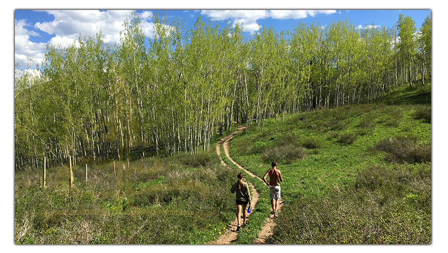 hiking to alan basin reservoir