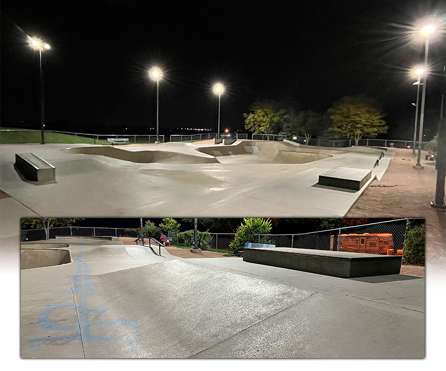 canon city skatepark perimeter features