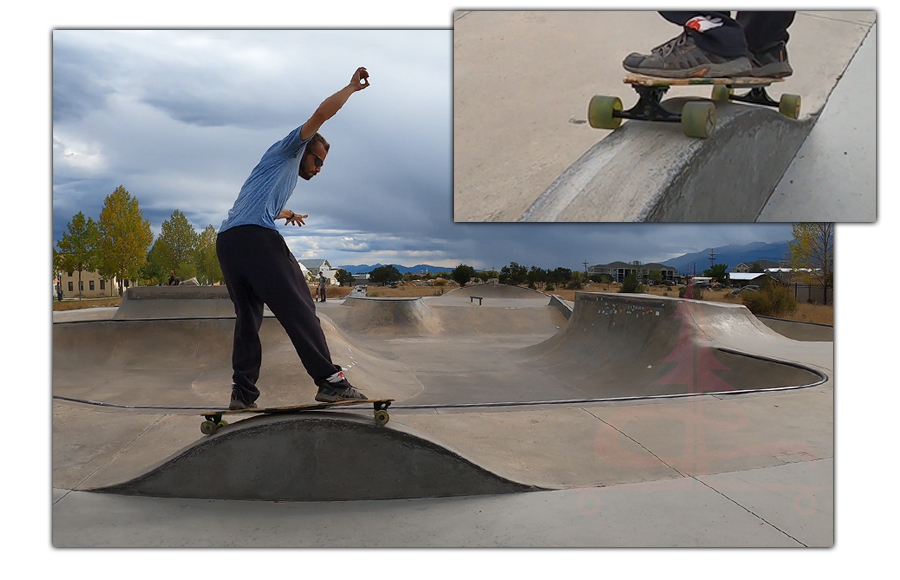 longboarding the unique features at skatepark in colorado