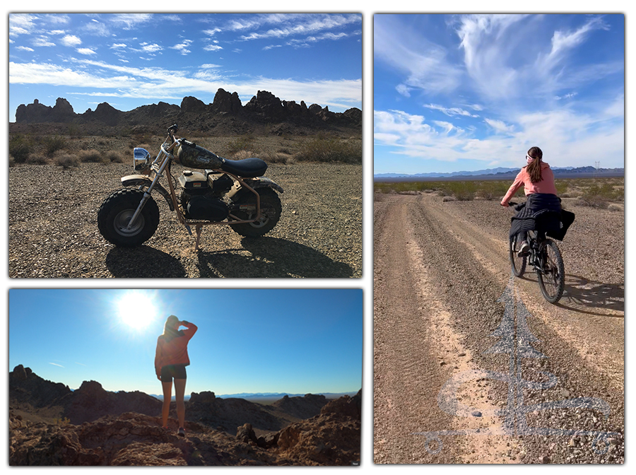 desert adventures with the mini bike