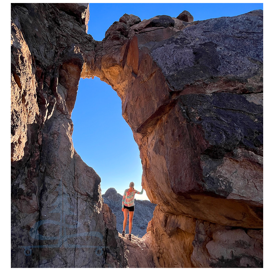 cool rock archway in the desert