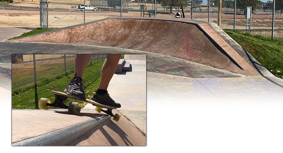 banked turn and coping