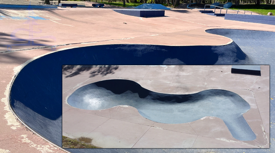 unique bowl in the pueblo colorado skatepark