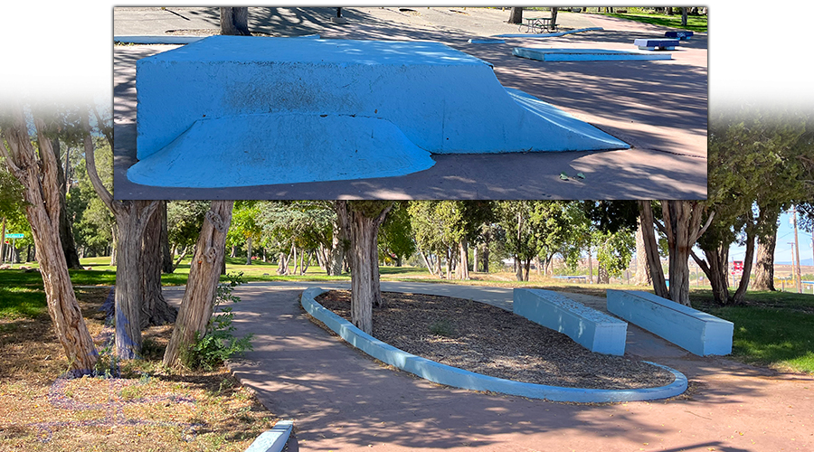 unique features at the skatepark in pueblo