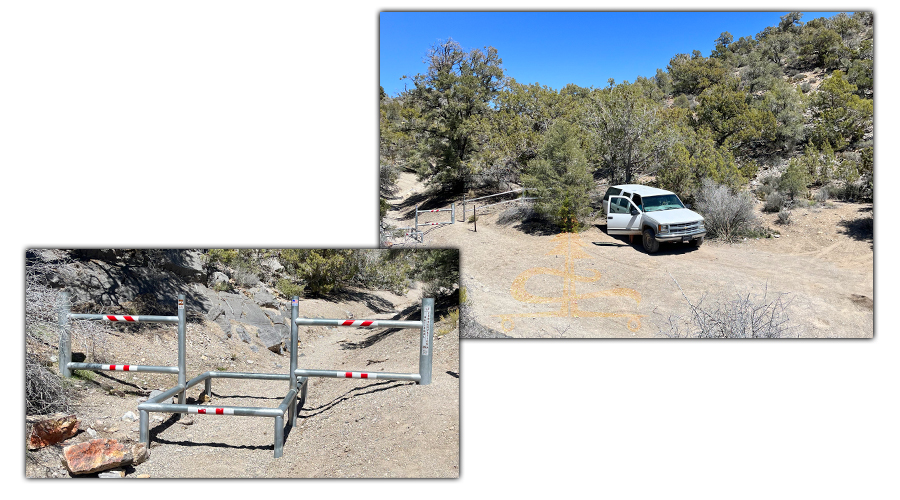 trail head for hiking to little zion