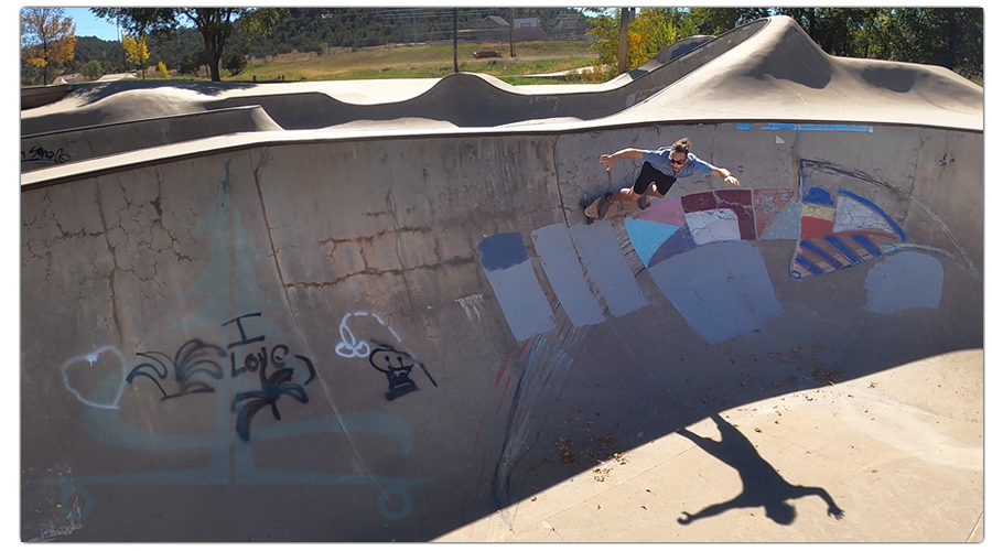 longboarding the tall vert in colorado