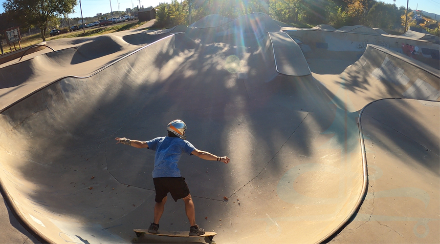 longboarding the trinidad skatepark