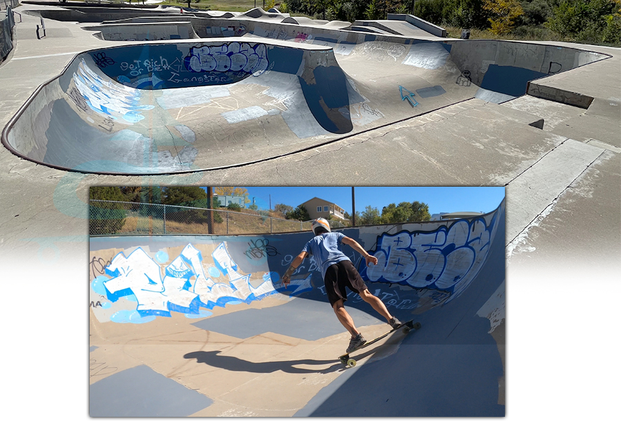 longboarding the trinidad skatepark