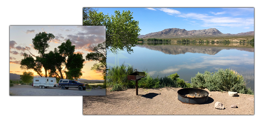 camping at upper pahranagat lake campground