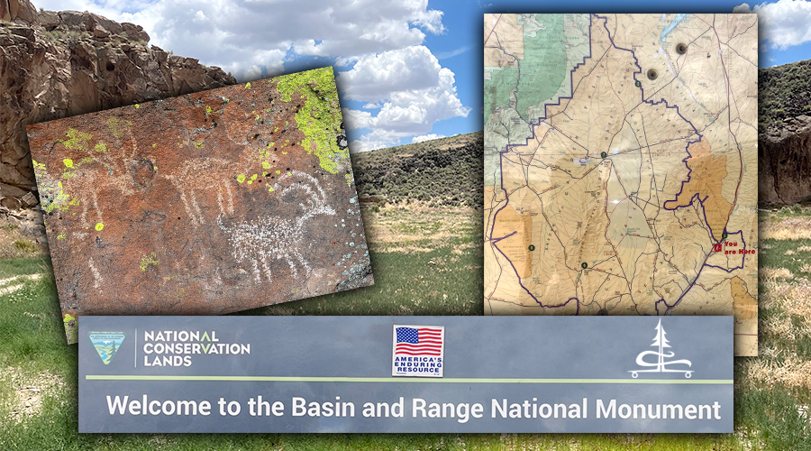 basin and range national monument map