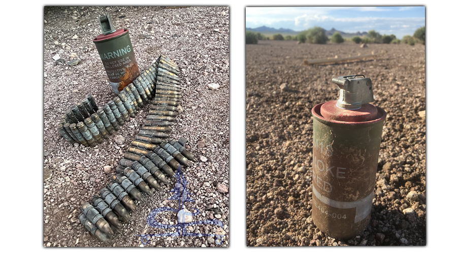 desert finds at abandoned airstrip