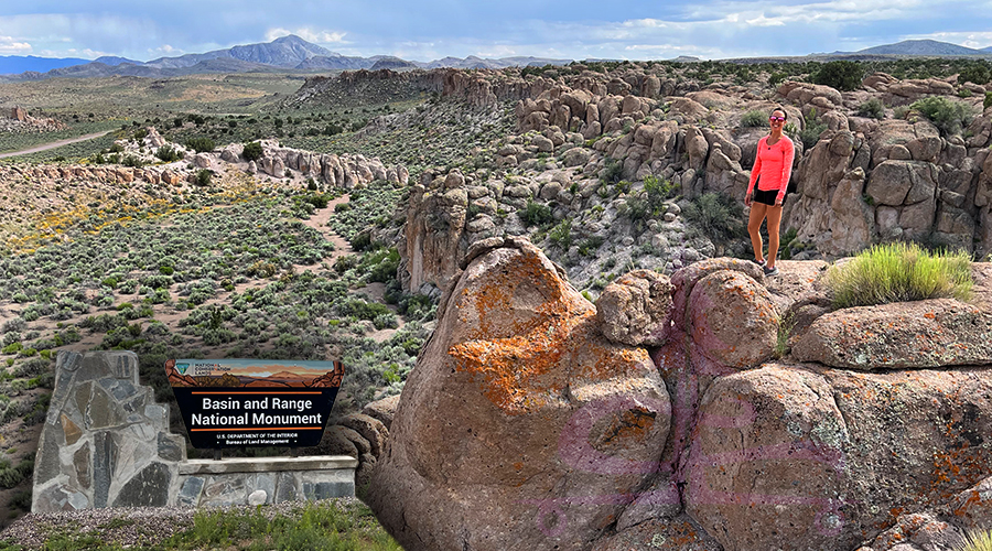 amazind scenery at basin and range national monument in nevada